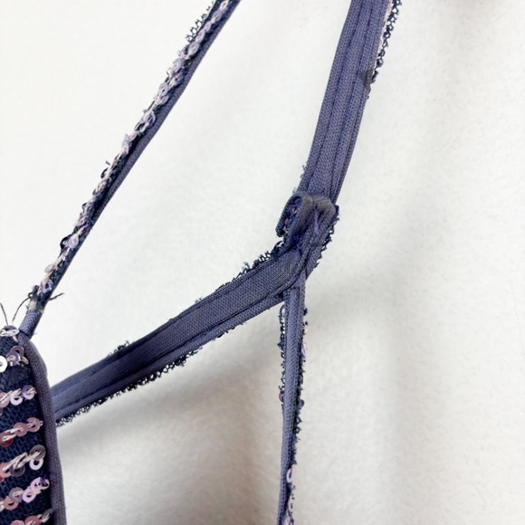 La Femme Sequin Sleeveless Mermaid Evening Prom Dress Sz 8 - Picture 11 of 16